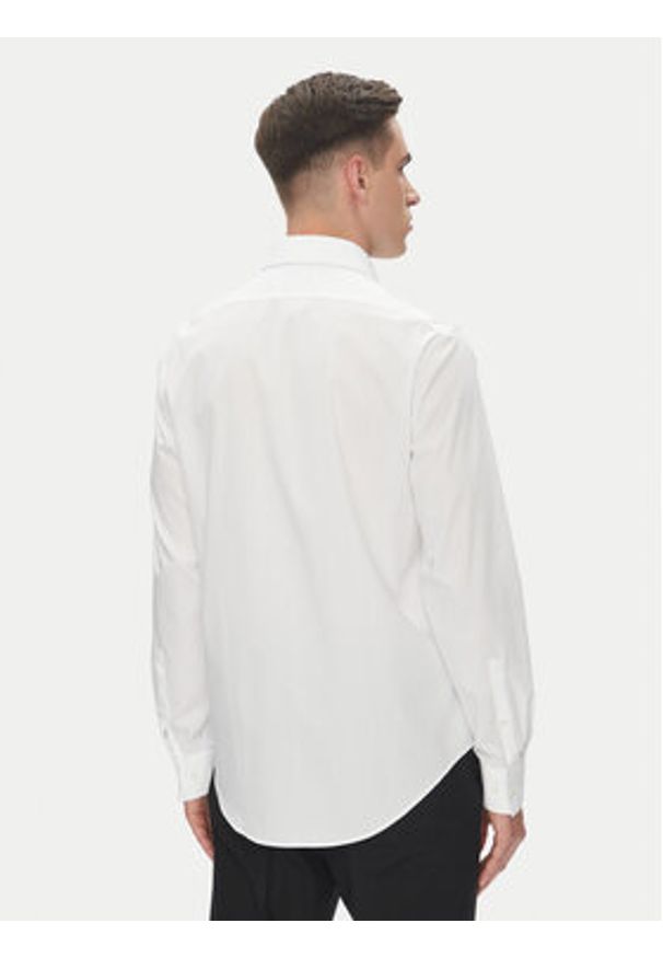 Calvin Klein Koszula Essential LV019EU001 Biały Regular Fit. Kolor: biały. Materiał: bawełna