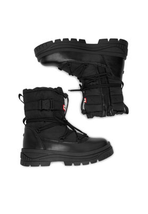 Hunter Śniegowce CEO-H8-378 Czarny. Kolor: czarny. Materiał: materiał