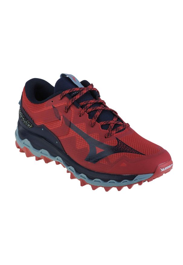 Buty do biegania męskie, Mizuno Wave Mujin 9. Kolor: czerwony. Model: Mizuno Wave