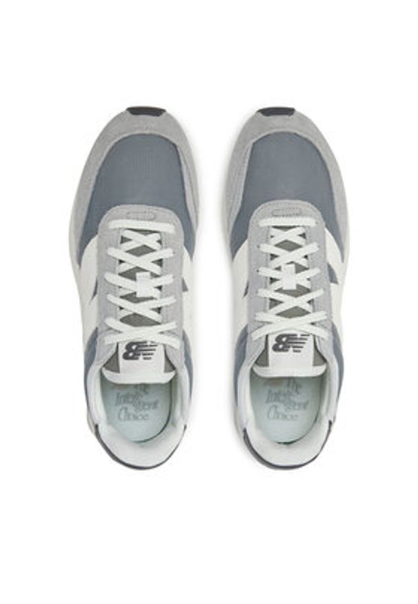 New Balance Sneakersy U370AH Szary. Kolor: szary. Materiał: zamsz, skóra