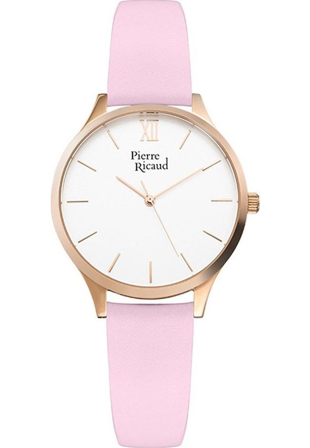 Zegarek Pierre Ricaud Zegarek damski Pierre Ricaud P22033.9663Q różowy. Kolor: różowy