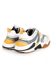 Geox Sneakersy "T01 A" | T94BTA 01422 | T01 A | Kobieta | Biały, Żółty. Kolor: biały, wielokolorowy, żółty. Materiał: materiał, skóra #7