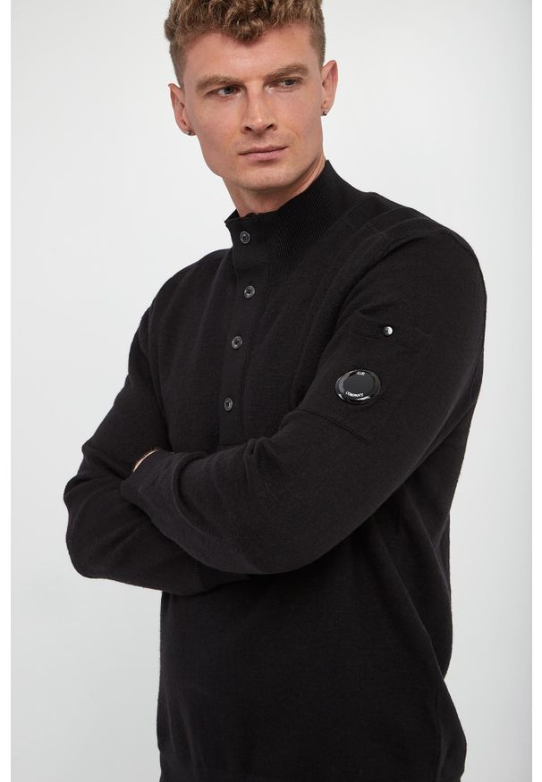 C.P. Company - Sweter męski wełniany C.P. COMPANY. Materiał: wełna