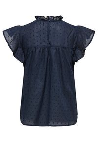 only - ONLY Bluzka Katti 15337637 Granatowy Regular Fit. Kolor: niebieski. Materiał: bawełna #2