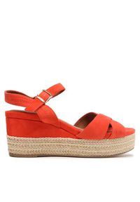 Espadryle Tamaris. Kolor: czerwony