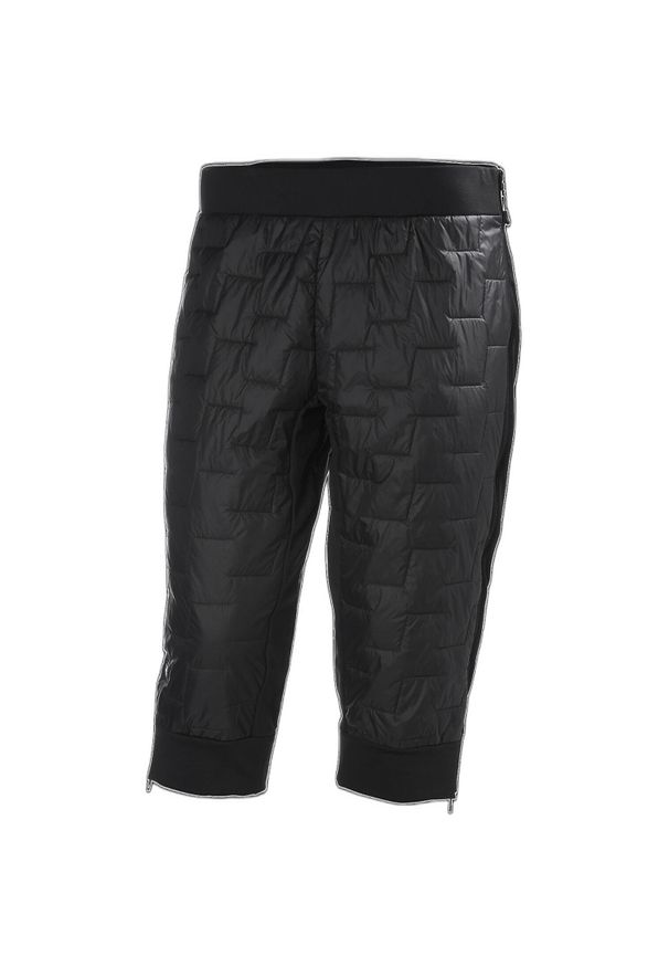 Spodnie narciarskie z pełnym zamkiem 3/4 Helly Hansen lifaloft insulated. Kolor: czarny. Sezon: zima. Sport: narciarstwo