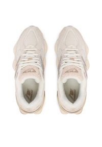 New Balance Sneakersy U9060CCB W Beżowy. Kolor: beżowy. Materiał: skóra, zamsz #6