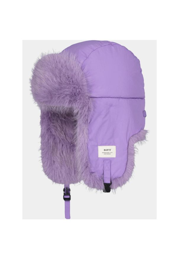 Czapka Damska Barts Hawka Bomber. Kolor: fioletowy. Materiał: futro. Sezon: zima. Styl: elegancki