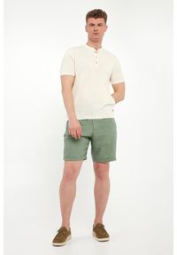 Liu Jo - T-shirt męski z lnem LIU JO. Materiał: len #2