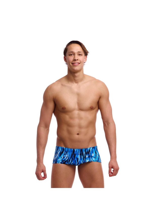 FUNKY TRUNKS - Kąpielówki Funky Trunks Wing Streak - trunki męskie. Kolor: niebieski