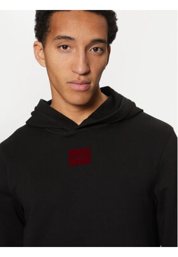 Hugo Bluza Daratscho_V 50496697 Czarny Regular Fit. Kolor: czarny. Materiał: bawełna
