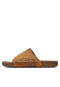 Quiksilver Klapki Rivi AQYL101378 Brązowy. Kolor: brązowy. Materiał: skóra, zamsz #4