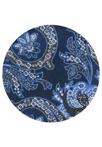 Męski Krawat - Chattier - Odcienie Granatu i Niebieskiego. Kolor: niebieski. Materiał: tkanina. Styl: elegancki, klasyczny, wizytowy #4