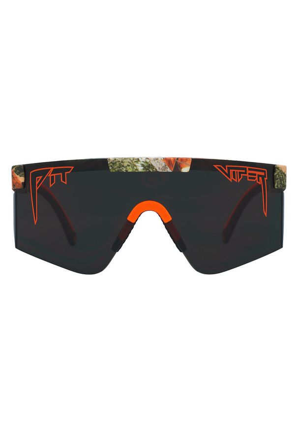 PIT VIPER - Okulary przeciwsłoneczne Pit Viper Ball-istique Bush Originale. Kolor: szary, czarny, wielokolorowy