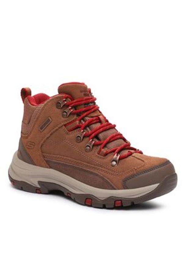 skechers - Skechers Trapery Trego Alpine Trail 167004/BRN Brązowy. Kolor: brązowy. Materiał: materiał