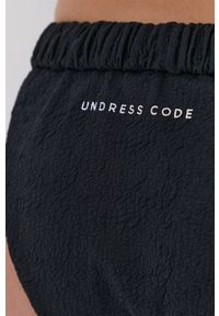 Undress Code Figi kąpielowe kolor czarny. Kolor: czarny. Materiał: dzianina, poliamid