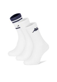 Kappa Skarpety KR_ANKLE_SS25 (3-PACK) Biały. Kolor: biały. Materiał: bawełna, materiał #1