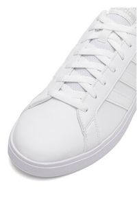 Adidas - adidas Sneakersy GRAND COURT BASE 2.0 JH9363 Biały. Kolor: biały. Materiał: skóra #5