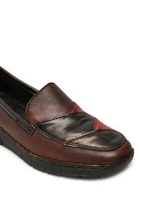 Rieker Mokasyny 53785-25 Brązowy. Kolor: brązowy. Materiał: skóra #4