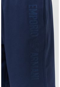 Emporio Armani - EMPORIO ARMANI Granatowe męskie spodenki, Rozmiar XL. Kolor: niebieski #3