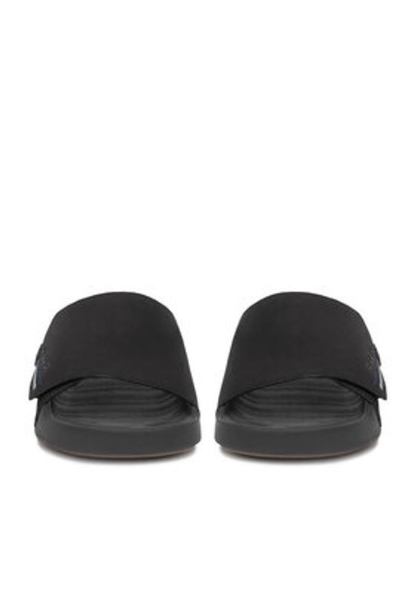 Quiksilver Klapki RAPID-02 MI08 Czarny. Kolor: czarny. Materiał: nubuk, skóra