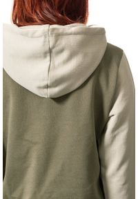 Wrangler - BLUZA WRANGLER DAMSKA KABEL HOODIE DUSTY OLIVE W6078HQ45 112130447. Typ kołnierza: kaptur #7