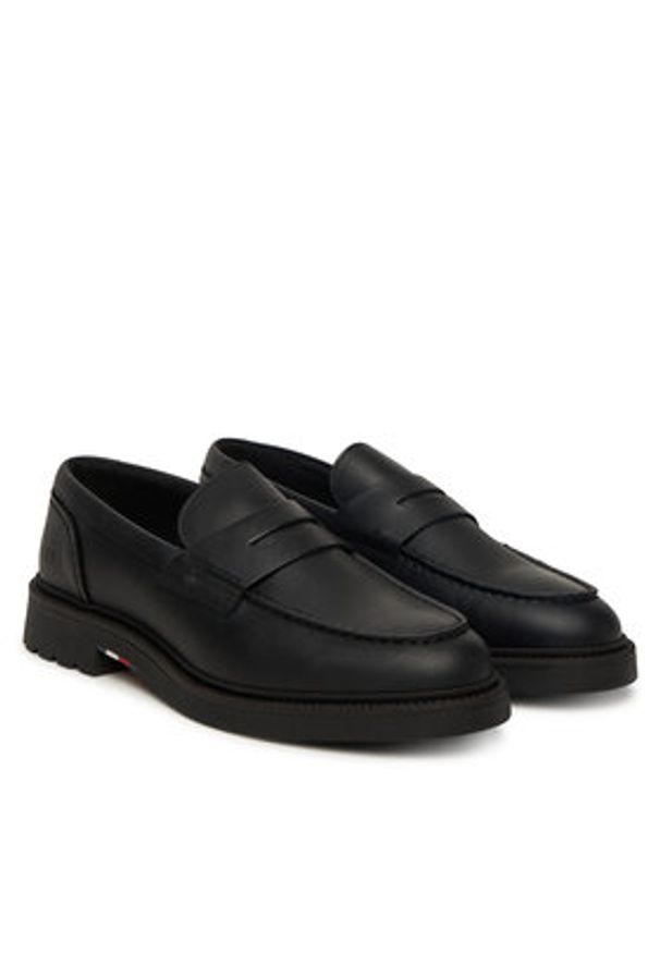 TOMMY HILFIGER - Tommy Hilfiger Mokasyny Comfort Lwt FM0FM05698 Czarny. Kolor: czarny. Materiał: skóra