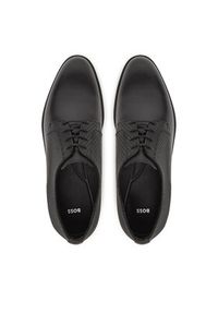 BOSS Półbuty Tayil_Derb_ltmxwv 50541716 Czarny. Kolor: czarny. Materiał: skóra