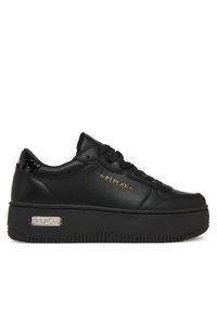 Replay - REPLAY Sneakersy GWZ5O.000.C0024L Czarny. Kolor: czarny. Materiał: skóra
