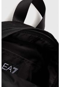 EA7 Emporio Armani plecak damski kolor czarny mały wzorzysty. Kolor: czarny #5