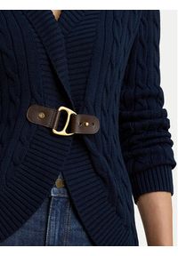 Lauren Ralph Lauren - LAUREN RALPH LAUREN Kardigan 200P03473001 Granatowy Regular Fit. Kolor: niebieski. Materiał: bawełna #2