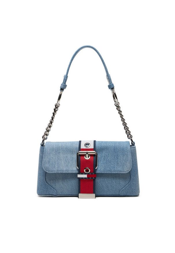 Tommy Jeans Torebka Tjw Idol Shoulder Bag Denim AW0AW16694 Niebieski. Kolor: niebieski