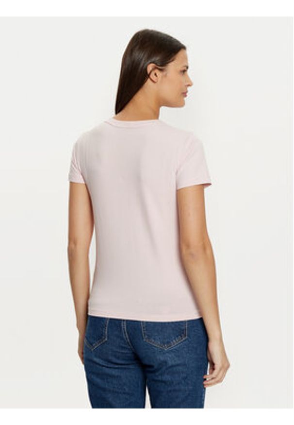 Guess T-Shirt W5RI52 J1314 Różowy Regular Fit. Kolor: różowy. Materiał: bawełna