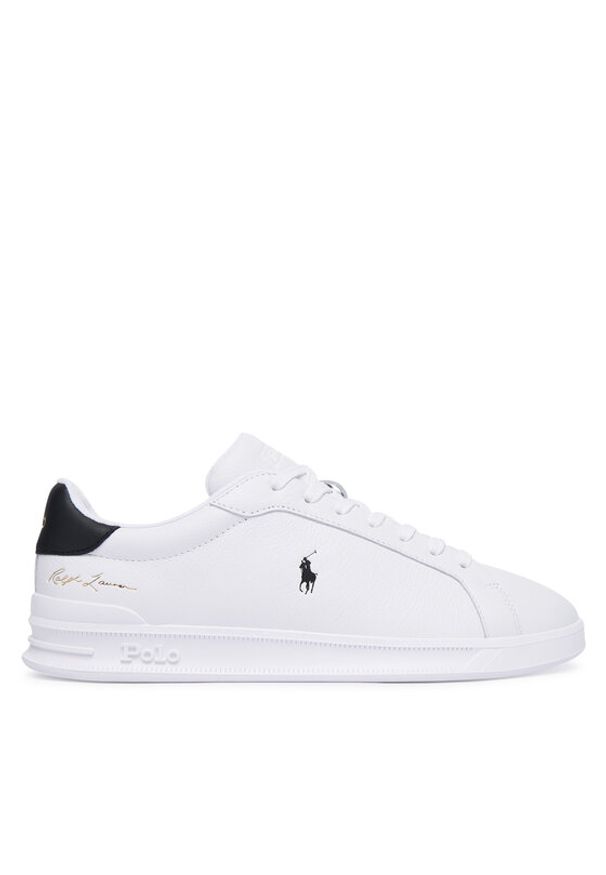 Polo Ralph Lauren Sneakersy Hrt Crt Sig Sk Ltl 809P13083001 Biały. Kolor: biały. Materiał: skóra