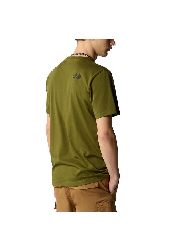 Koszulka turystyczna męska The North Face M Simple Dome Tee. Kolor: zielony