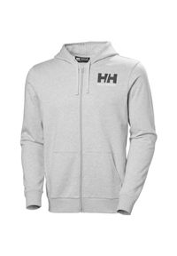Bluza z kapturem z pełnym zamkiem błyskawicznym Helly Hansen Logo. Typ kołnierza: kaptur. Kolor: szary #1