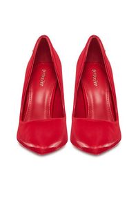 DeeZee Szpilki AB2-4503 Czerwony. Kolor: czerwony. Materiał: skóra. Obcas: na szpilce