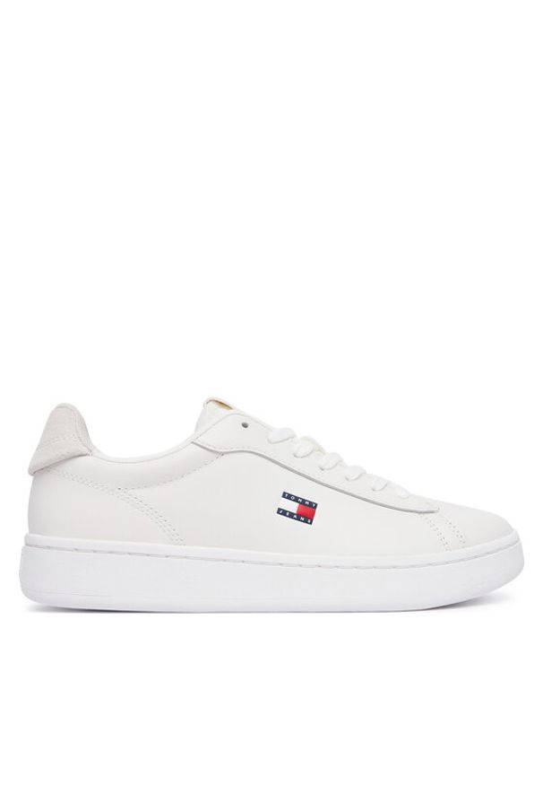 Tommy Jeans Sneakersy Archive '98 EN0EN03146 Biały. Kolor: biały. Materiał: skóra