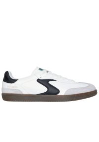 skechers - Buty męskie Skechers Hotshot Pyke 254150WBK - białe. Zapięcie: sznurówki. Kolor: biały. Materiał: guma, skóra, zamsz, materiał, syntetyk. Szerokość cholewki: normalna. Model: Skechers Sport