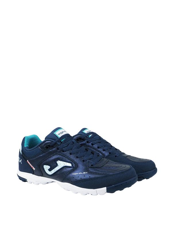 Buty piłkarskie Joma Top Flex Indoor. Kolor: biały, wielokolorowy, niebieski. Sport: piłka nożna