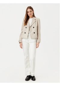 only - ONLY Kurtka przejściowa Freja 15320983 Beżowy Regular Fit. Kolor: beżowy. Materiał: syntetyk #4