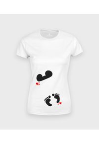 MegaKoszulki - Koszulka damska ciążowa - Standard Mickey Baby. Kolekcja: moda ciążowa #1