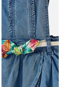 Mayoral - Spódnica dziecięca 92-134 cm. Kolor: niebieski. Materiał: bawełna, jeans, denim. Wzór: gładki #3