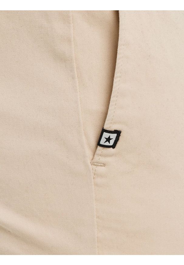 Big-Star - Spodnie męskie chinosy beżowe Erhat 805. Kolor: beżowy. Materiał: bawełna, tkanina