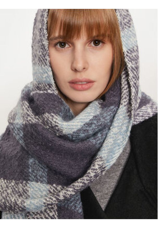 only - ONLY Szalik Lima 15297979 Niebieski. Kolor: niebieski. Materiał: poliester, materiał