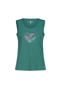 Koszulka damska turystyczna CMP 38T6666. Kolor: zielony #1