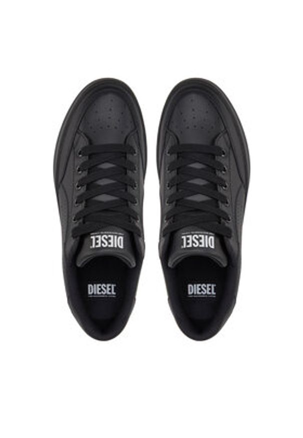 Diesel Sneakersy Y03595 P0476 T8013 Czarny. Kolor: czarny. Materiał: skóra