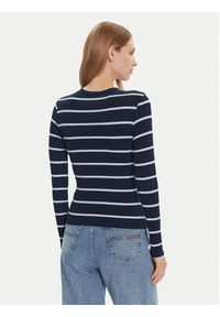 Tommy Jeans Bluzka Essential DW0DW17387 Granatowy Slim Fit. Kolor: niebieski. Materiał: bawełna #5