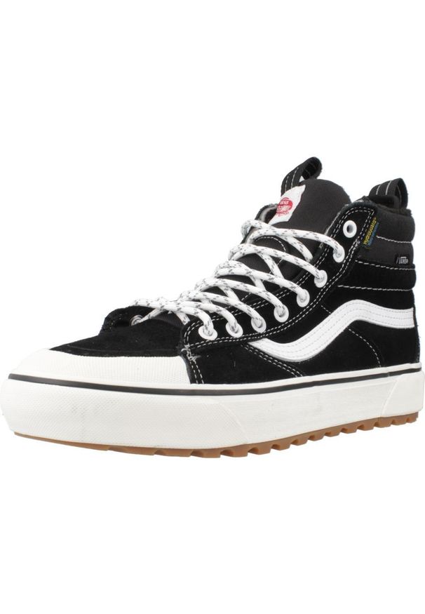 Tenisówki Vans Model Mte Sk8-hi Waterproof Kolor Czarny. Kolor: czarny, biały, wielokolorowy. Materiał: zamsz. Model: Vans SK8