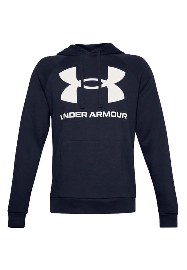 Bluza treningowa treningowa męska Under Armour Rival Fleece Big Logo HD. Kolor: niebieski